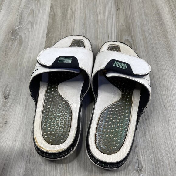 Nike Air Jordan 11 Hydro EASTER Slides Size 12 Emerald AA1336 117 Slide - Picture 3 of 16